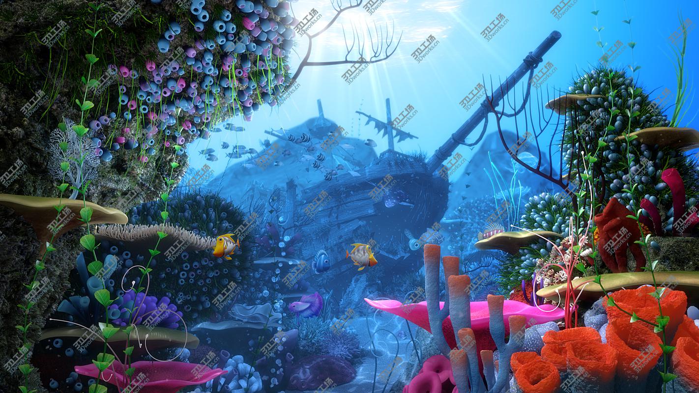 images/goods_img/20210113/3D Cartoon Underwater Rigged Animated/5.jpg